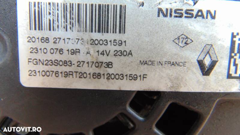 Alternator Renault Master 2.3 euro 6 euro 5 Opel Movano Nissan nv400 dezmembrez - 6