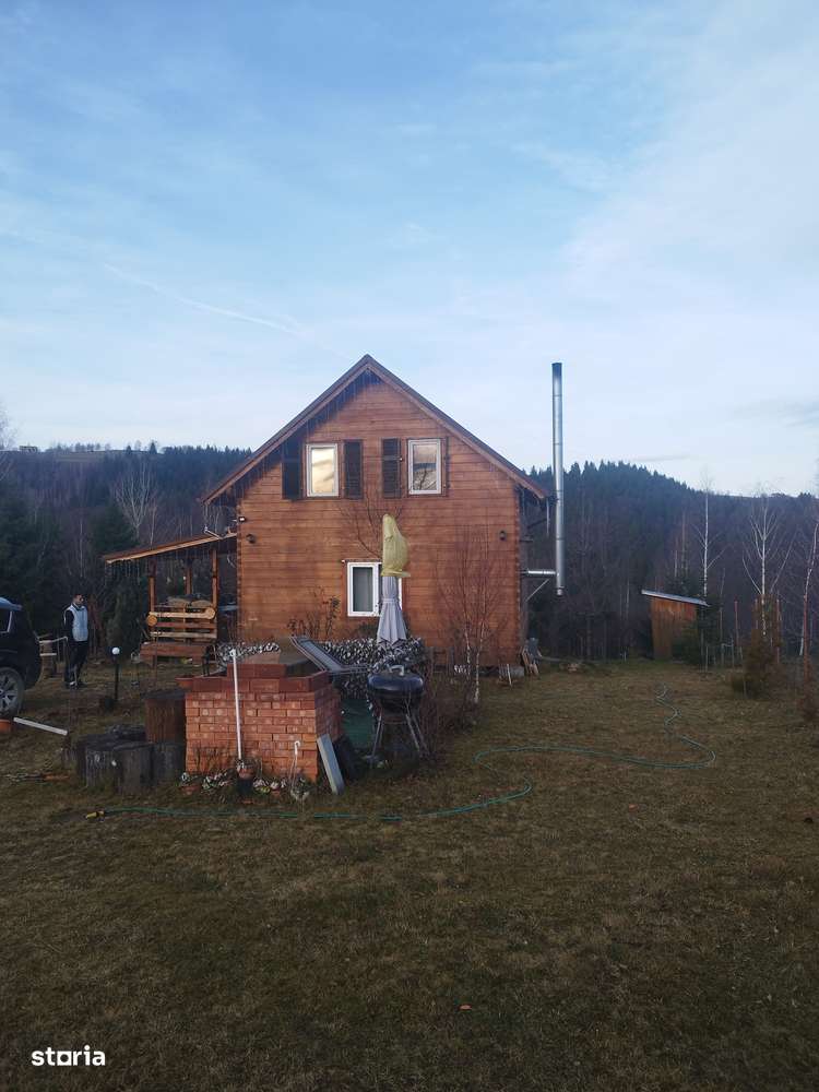 Cabana lemn cu 1000 mp teren MĂRIȘEL zonă de cabane-1