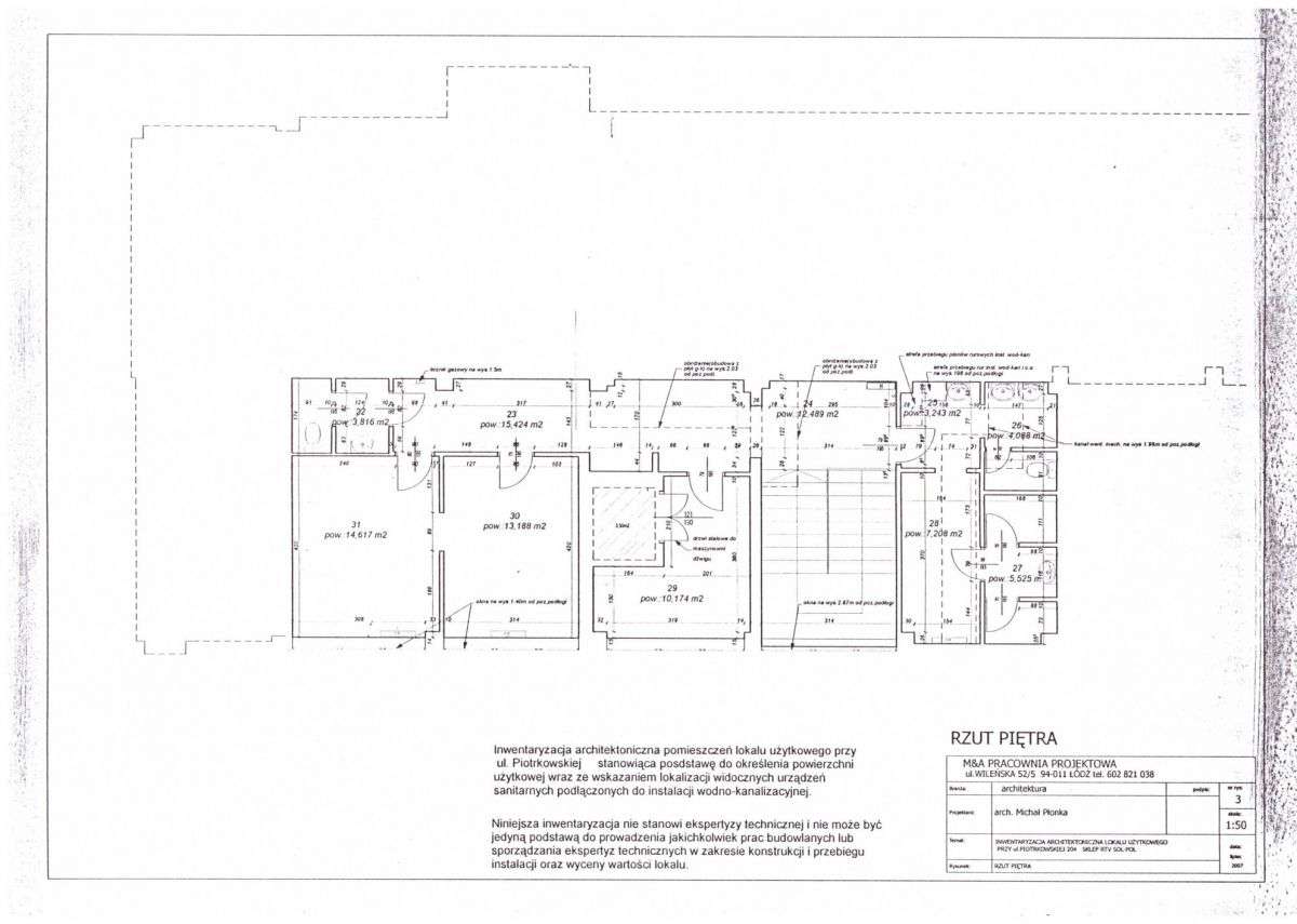 Parter, całk. pow. 522,2 m2 - Piotrkowska!-14