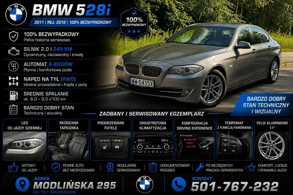 BMW 5 Series F10/F11 (2009-2017) 2012