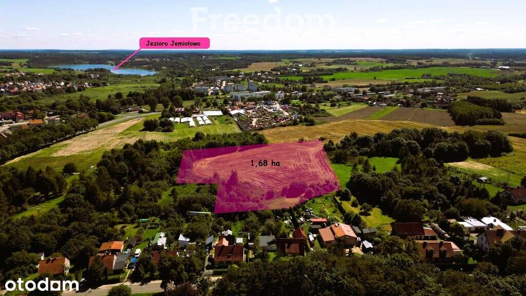Działka budowlana inwestycyjna Olsztynek - Pełny obrazek: 1/10