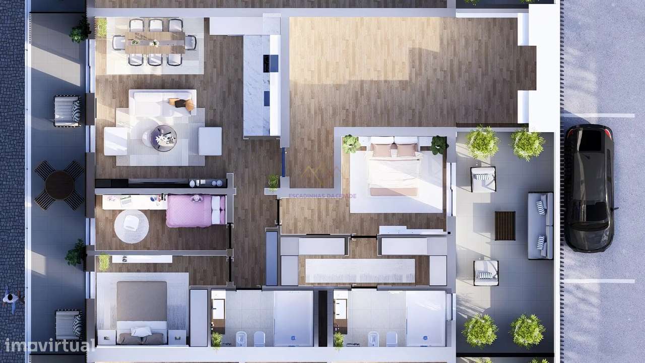 Fantástico T2+1 com Terraço e Varanda para Viver o Melhor de Portimão - Grande imagem: 3/41