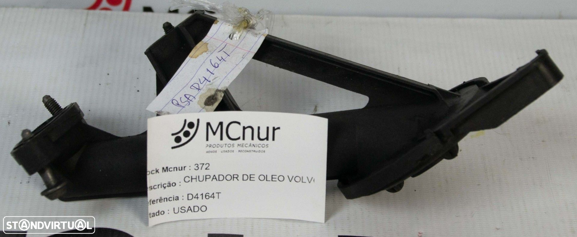 CHUPADOR DE OLEO Semi-Novo VOLVO/S40 II (544)/1.6 D | 01.05 - 12.12 REF. D4164T - 2