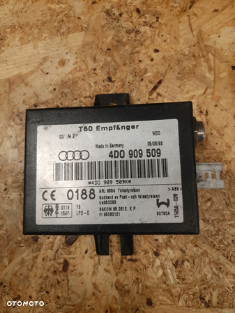 Sterownik webasto Audi A6 C5 OE 4D0909509 - 1