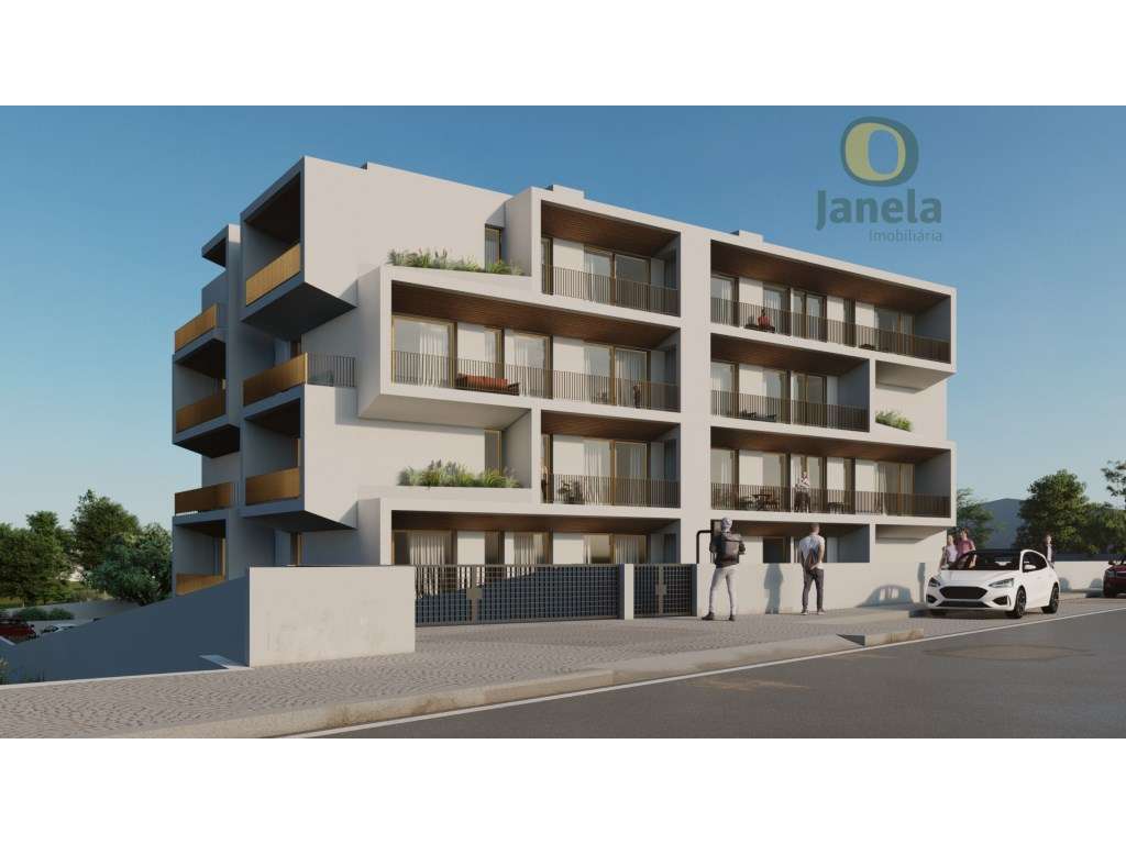 Maravilhoso T2 NOVO com piscina, jardim e garagem, perto do Aeropor...-5