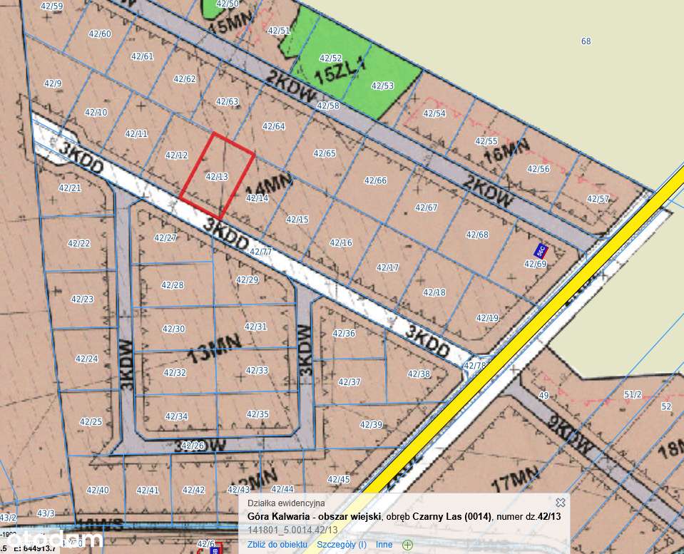 Działka budowlana 1000m² blisko lasu MPZP bezposrednio - Pełny obrazek: 5/6
