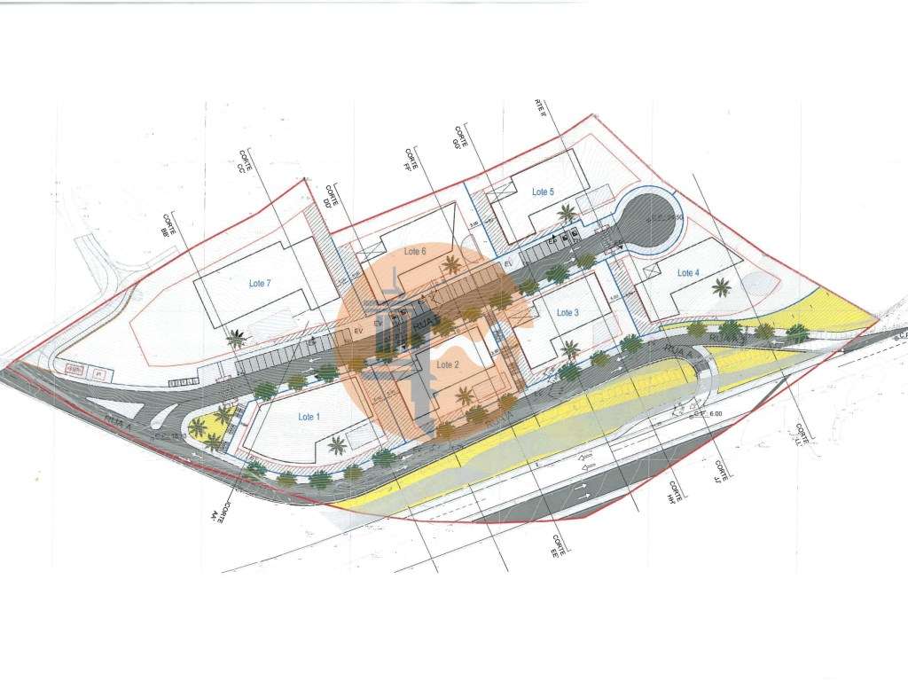 Lote de Terreno Urbano para Construção de Prédio em Lagos - Grande imagem: 2/4