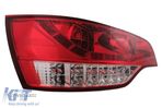 Stopuri LED compatibil cu AUDI Q7 4L (2006-2009) Rosu Clar - 4