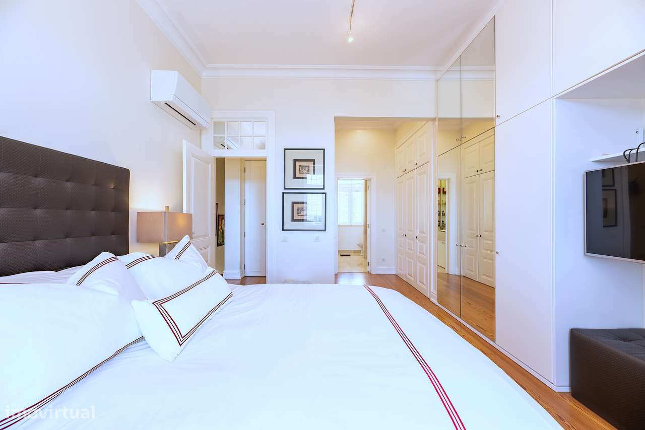 T3 duplex Monte Estoril com vista mar e terraço-42