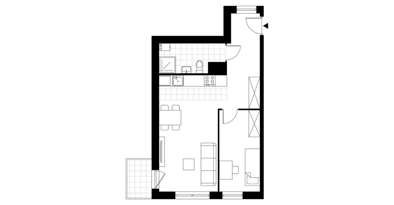 Jeleniogórska 5 | mieszkanie 2-pok. | C-43 - Pełny obrazek: 4/9