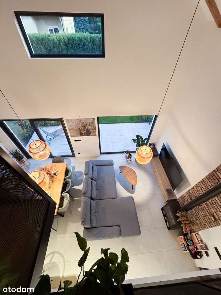 Wyjątkowy i nowoczesny dom samowytarczalny z antresolą, Lusówko-11