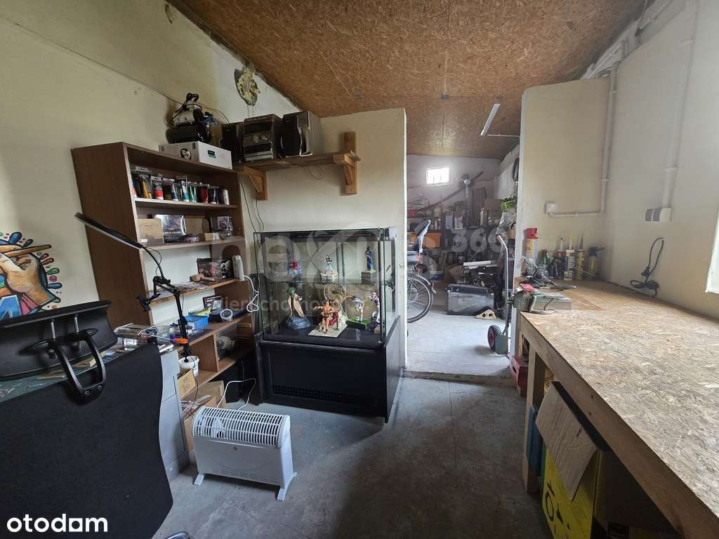 Dom parterowy  – duży ogród, taras, warsztat-17