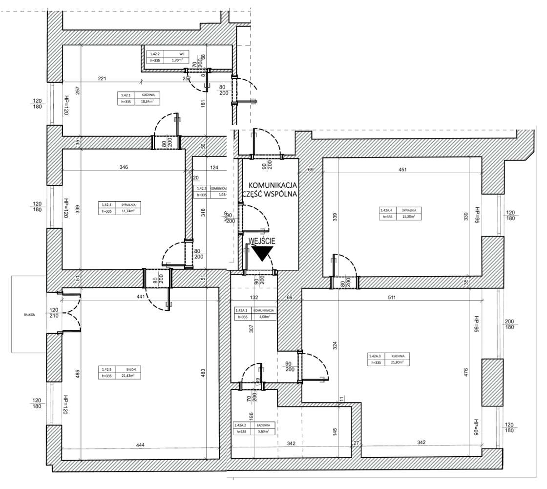 4 pokoje do remontu, Traugutta 45-6
