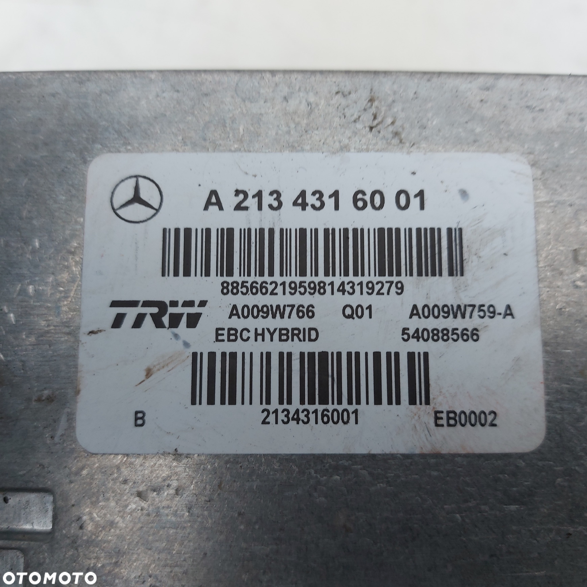 POMPA HAMULCOWA ABS MERCEDES E W213 W238 S W222 ORYGINAL DEMONTAZ 2134316001 2134316301 - 5