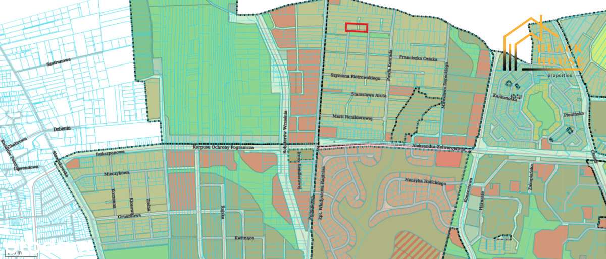 Sławin - boczna ul. Poligonowej - Pełny obrazek: 1/3
