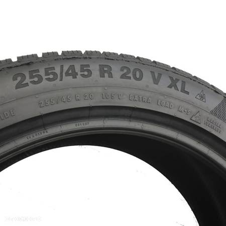 2 x CONTINENTAL 255/45 R20 105V WinterContact TS 850 P SUV ZIMA 5.5-6mm - 6