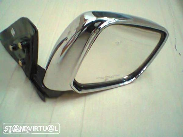 espelho manual cromado mitsubishi L200 K64 K74 (novos) - 1