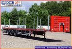 Inny Naczepa platforma H=950 mm MEGA Trailers, budowlana 13.60 m !. - 5