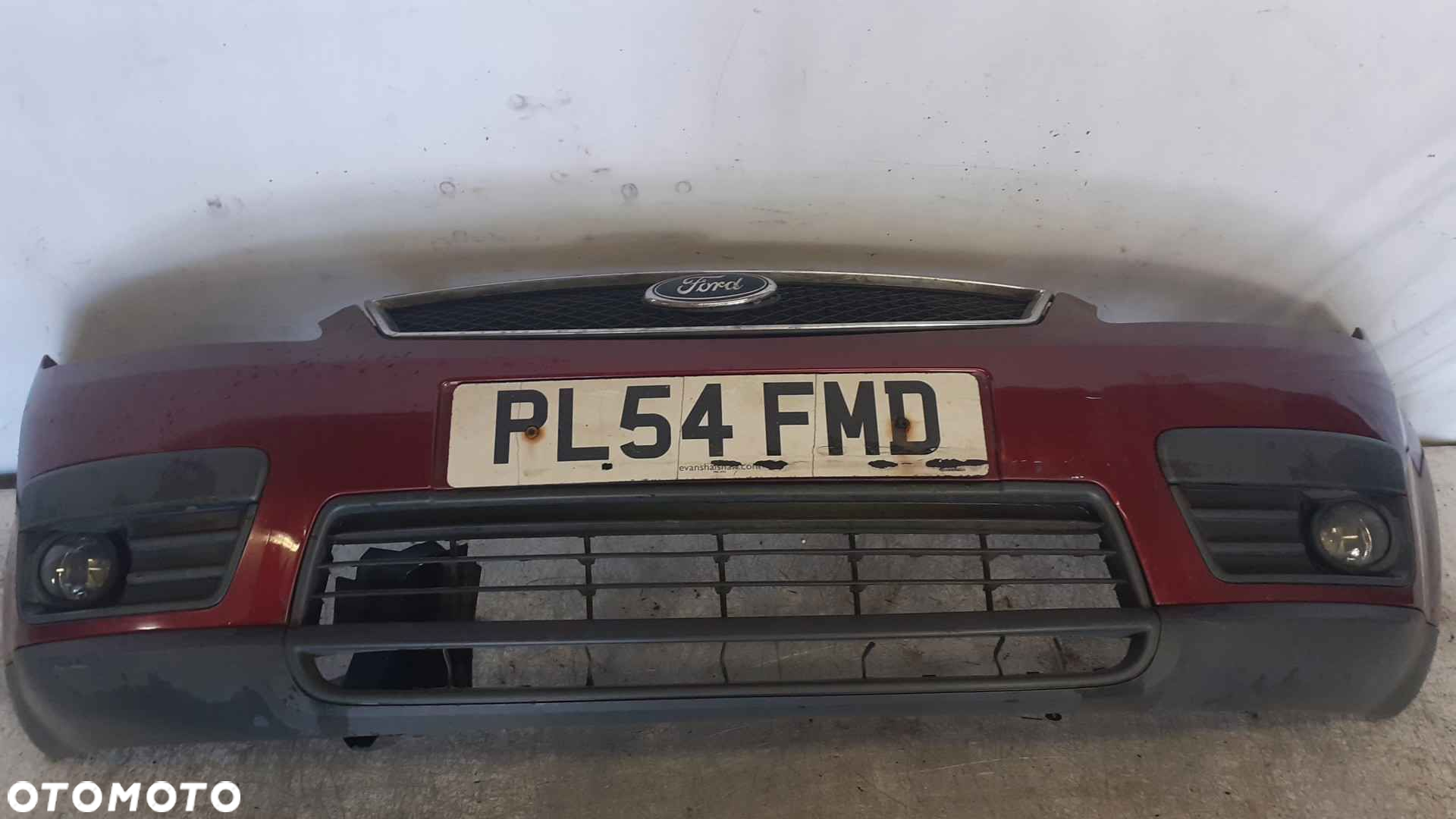 ) ZDERZAK PRZÓD PRZEDNI FORD MONDEO C-MAX CMAX A4 BORDO BORDOWY HALOGENY - 2