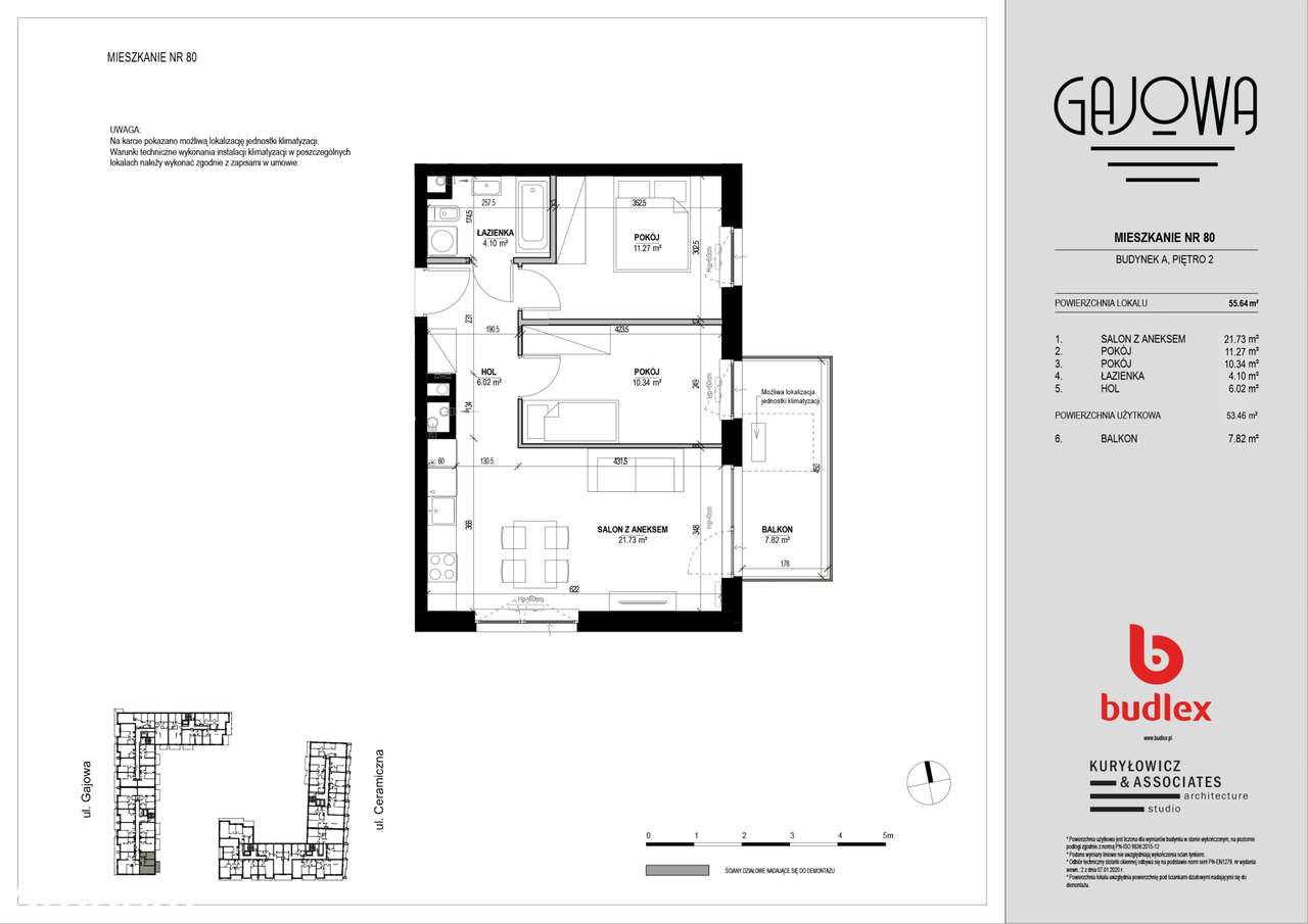 Gajowa  | mieszkanie 3-pok. | A.80 - Pełny obrazek: 2/7