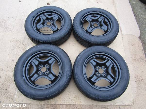 4x Felgi Koła 15 Fiat Grande Punto / Punto Evo  Opony Zimowe 185/65 - 3