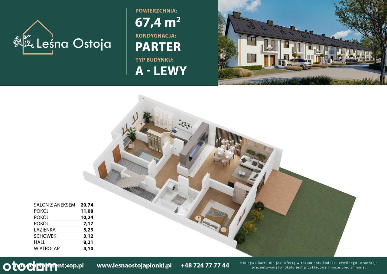 Mieszkanie z ogrodem - Pionki Osiedle Leśna Ostoja-5