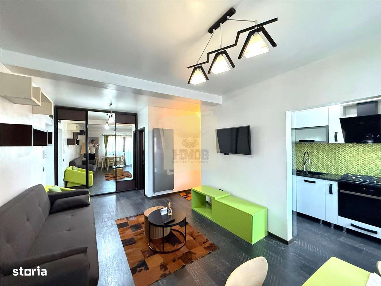 Apartament mobilat 3 camere etaj 2 balcon boxa in Arhitectilor - Imagine principală: 5/16