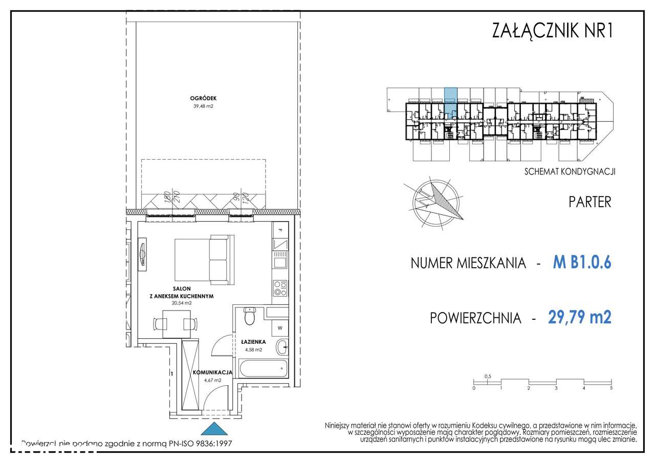 Nowe Miasto | apartament 1-pok. | B1.0.6 - Pełny obrazek: 2/9