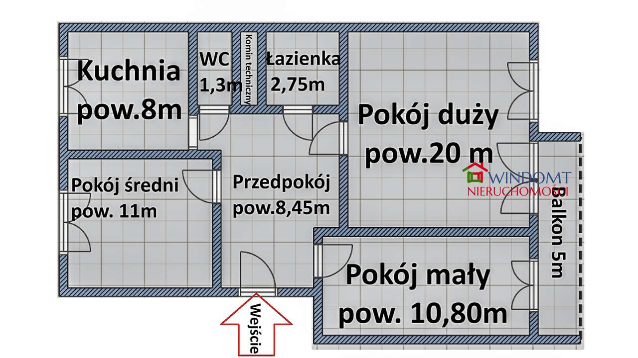 Wyremontowane M4.2-piętro, balkon 5m2.Os.Przyjaźń. Cena do negocjacji.-16