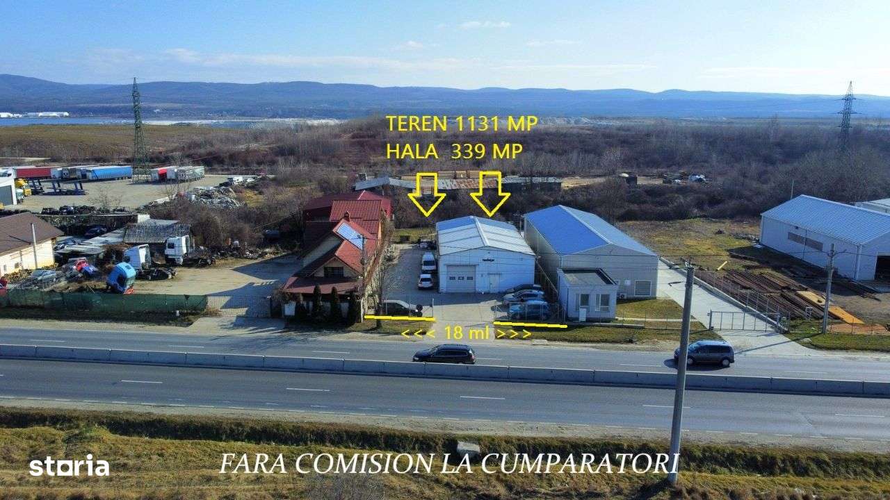 Hala noua de 339 mp, Teren 1131 mp, Platforma betonata - Imagine principală: 3/20