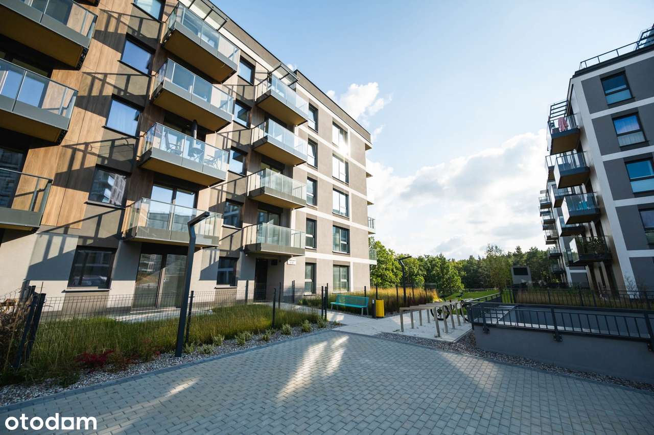 47 m2 Gdańsk Wrzeszcz - widok na las - eksp. wschodnia - ogród 90 m2 - Pełny obrazek: 3/14