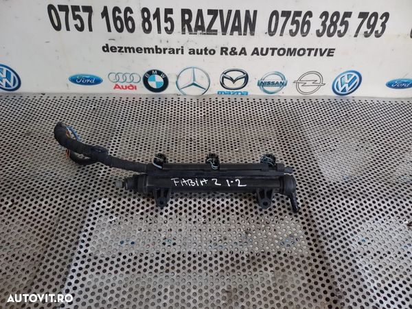 Rampa Injectie Injectoare Injector Skoda Fabia 2 Vw Polo Seat Ibiza 1.2 Benzina Motor CGP - Dezmembrari Arad - 1