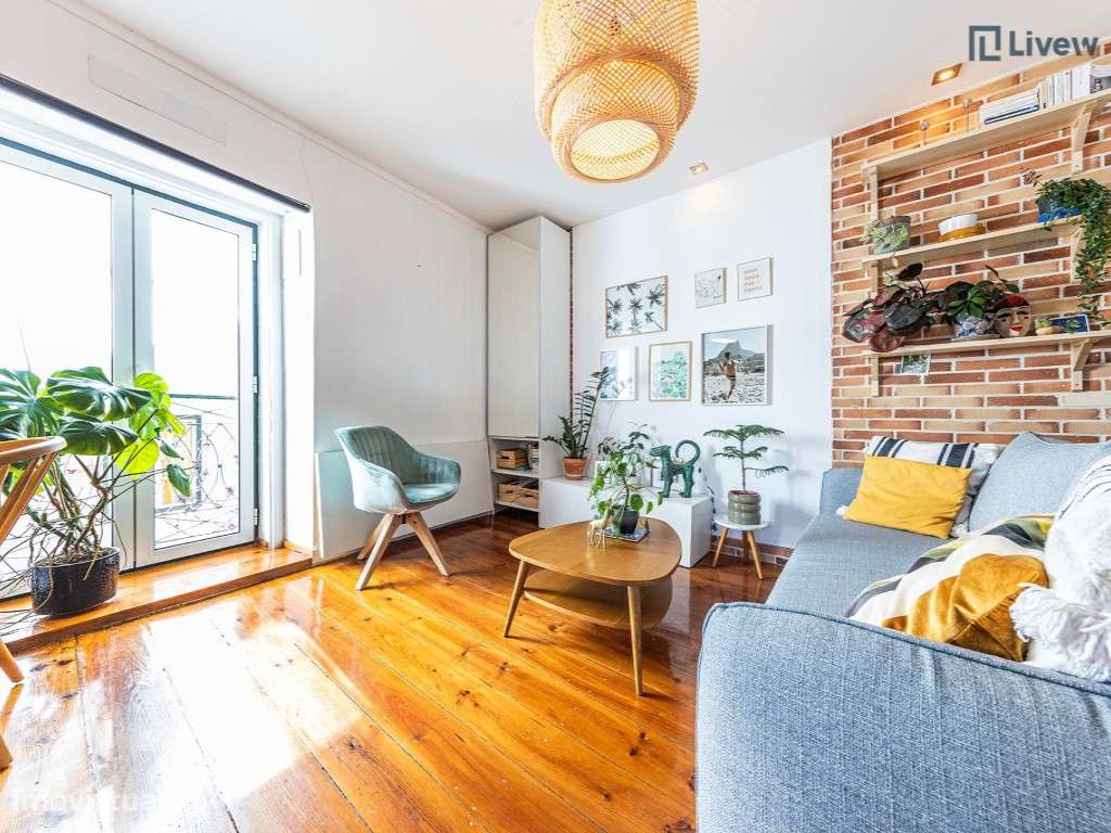 Apartamento T1 renovado e com ótima exposição solar-5