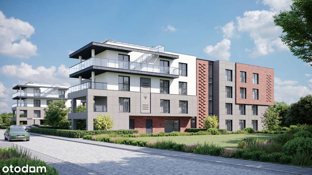 Osiedle Verde Nowoczesne 3-pokojowe mieszkanie z tarasem na dachu.-0