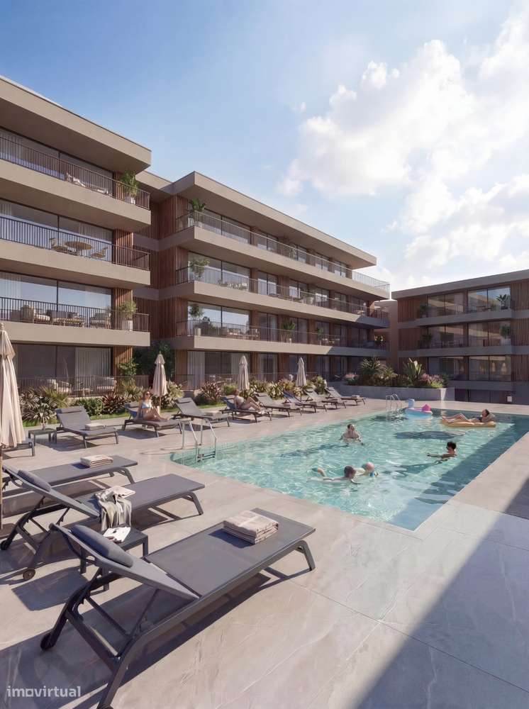 Apartamento T0 Novo em condomínio fechado - Jardins da Feira - Grande imagem: 2/8