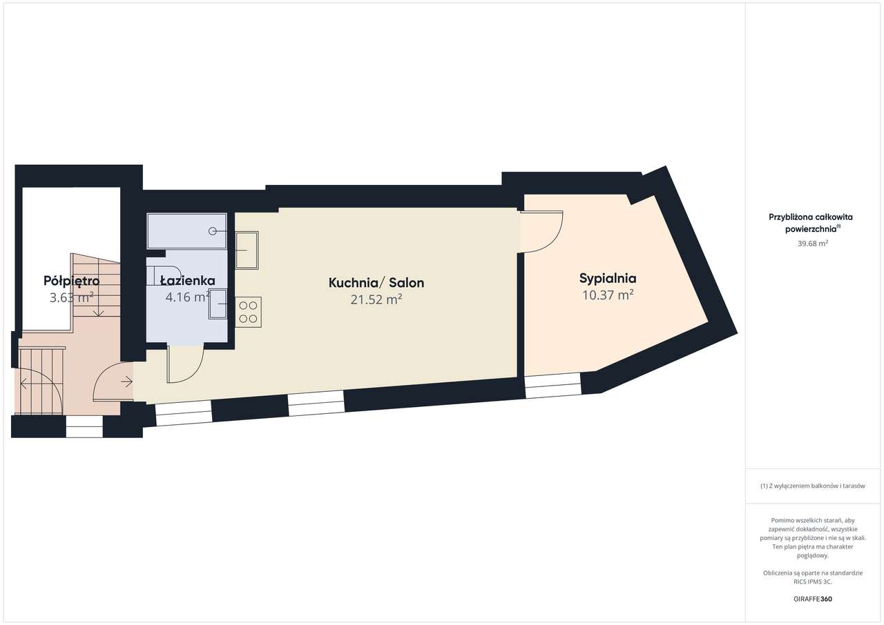 Kalisz, mieszkanie dwa pokoje, 1p. do wprowadzenia.-9