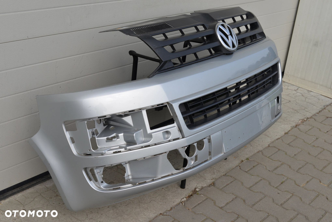 VW TRANSPORTER MULTIVAN CARAVELLE T5 LIFT ZDERZAK PRZEDNI GRILL - 2