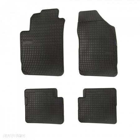 Set covorase auto din cauciuc Alfa Romeo Giulietta 2010-2020, Fiat Stilo 2002-2008, presuri BestAutoVest, negre, 4 buc. - 1