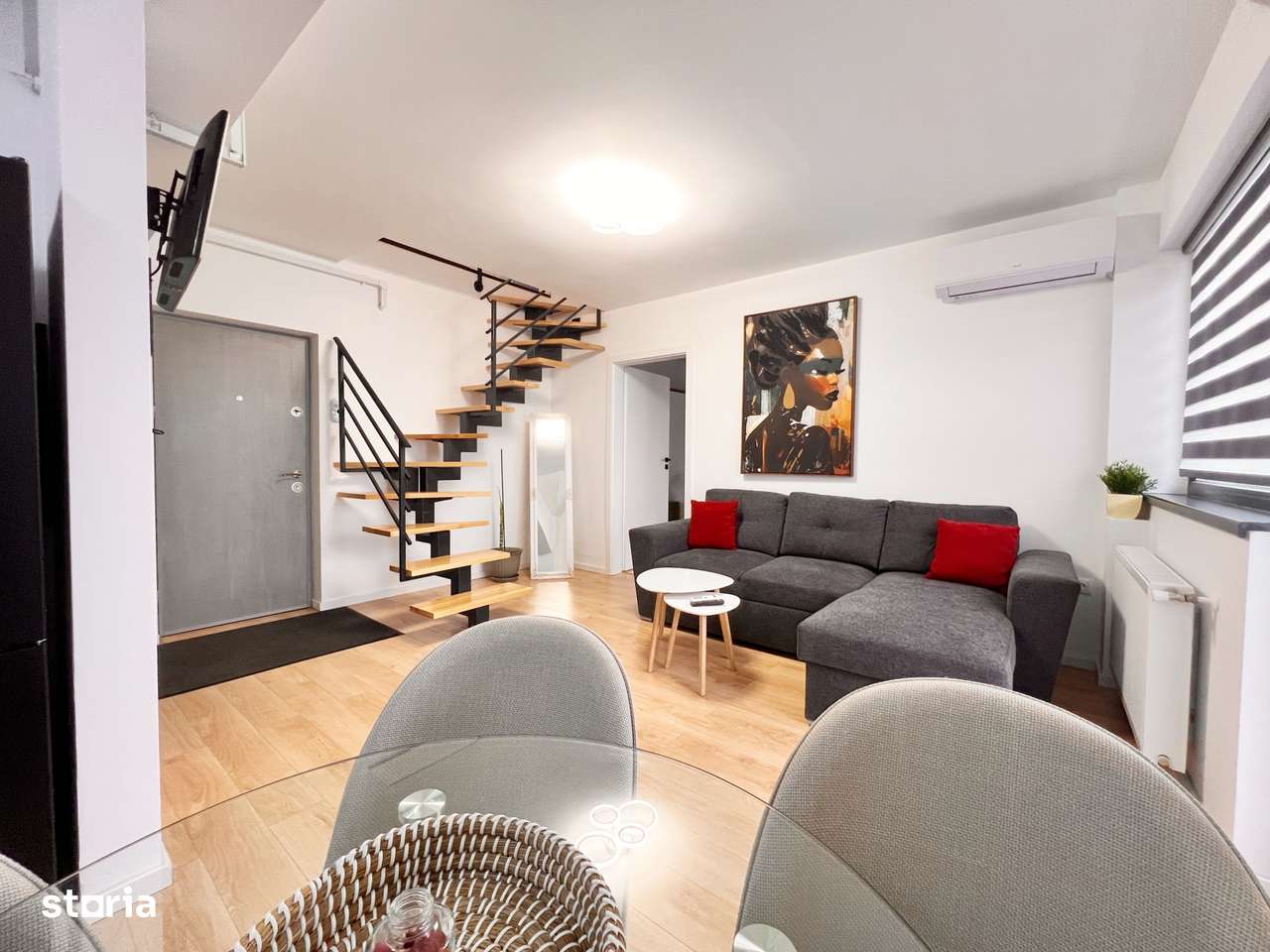 Ap. modern cu 3 cam complet mobilat și utilat, două băi+loc de parcare-0