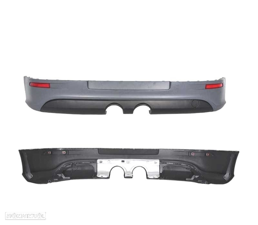 DIFUSOR PARA VOLKSWAGEN VW GOLF 5 03-08 + LINHA DE ESCAPE LOOK R32 - 6