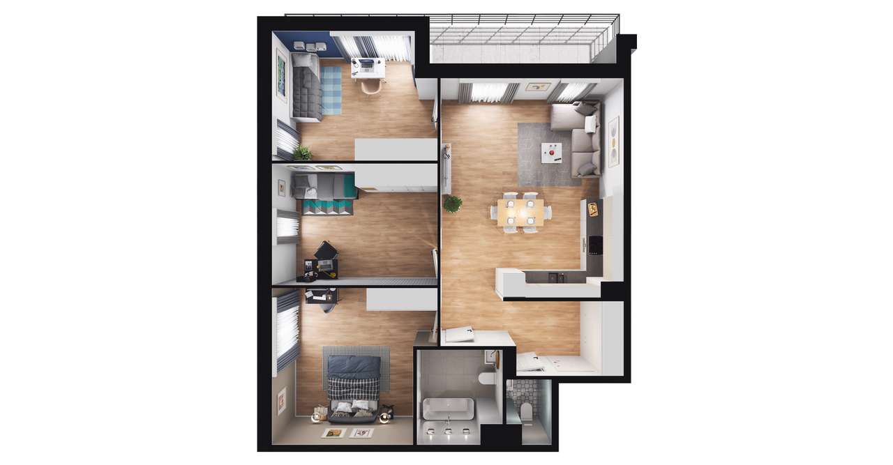 Marimonte  | mieszkanie 4-pok. | M​U.1.29 - Pełny obrazek: 3/8