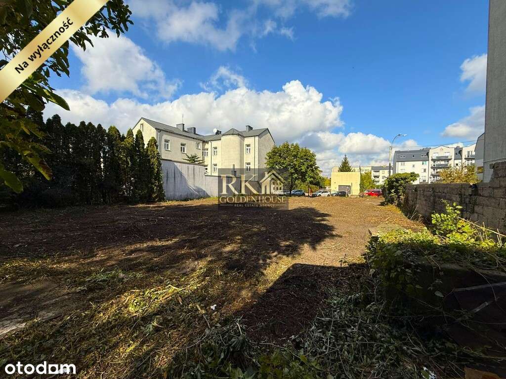 Działka inwestycyjna 1749 m² w centrum miasta