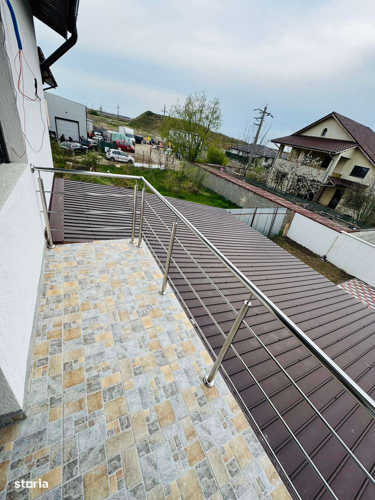 Vila|Duplex de vanzare Balotesti cu etaj si mansarda mobilata lux-13