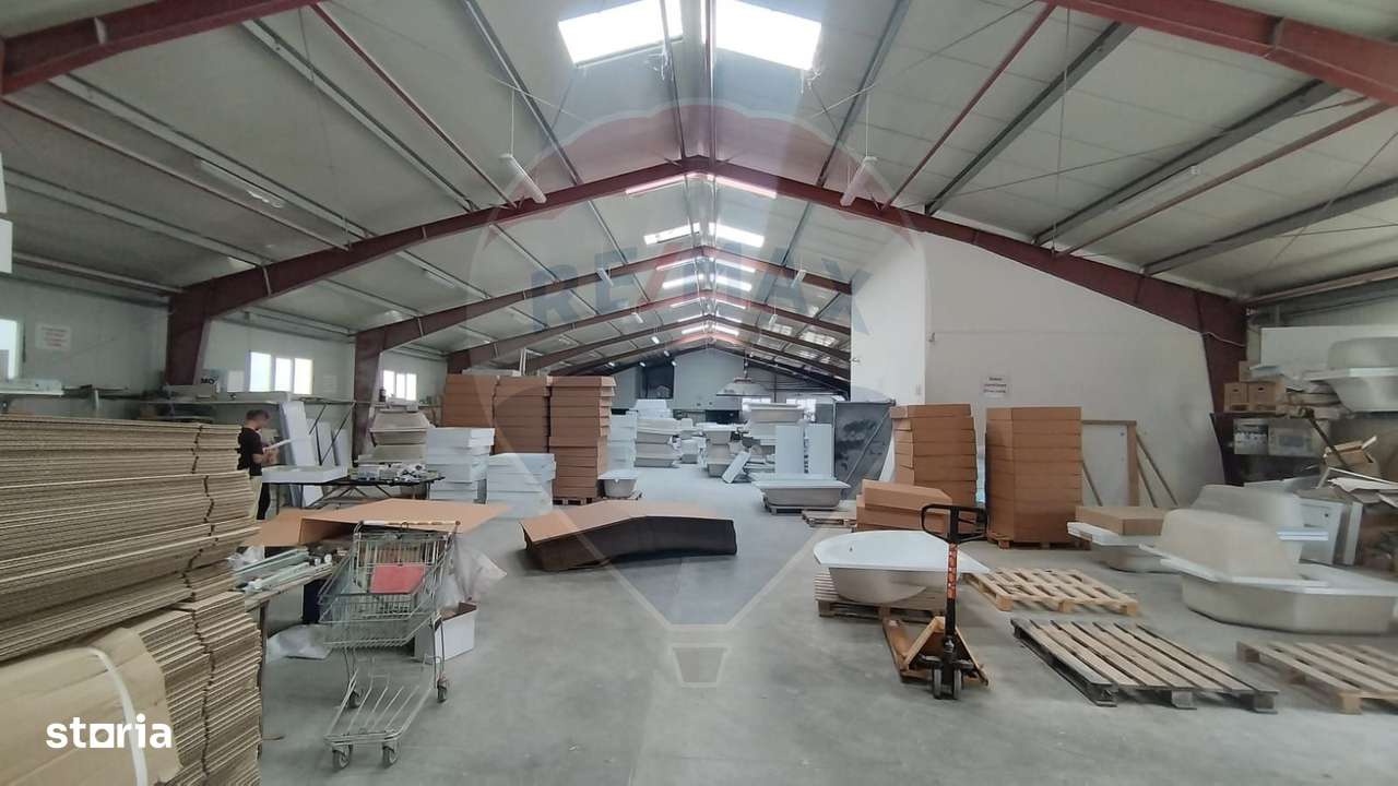 De închiriat–Hală 1063 mp pentru producție/depozitare - Crișeni/Zalău - Imagine principală: 5/8