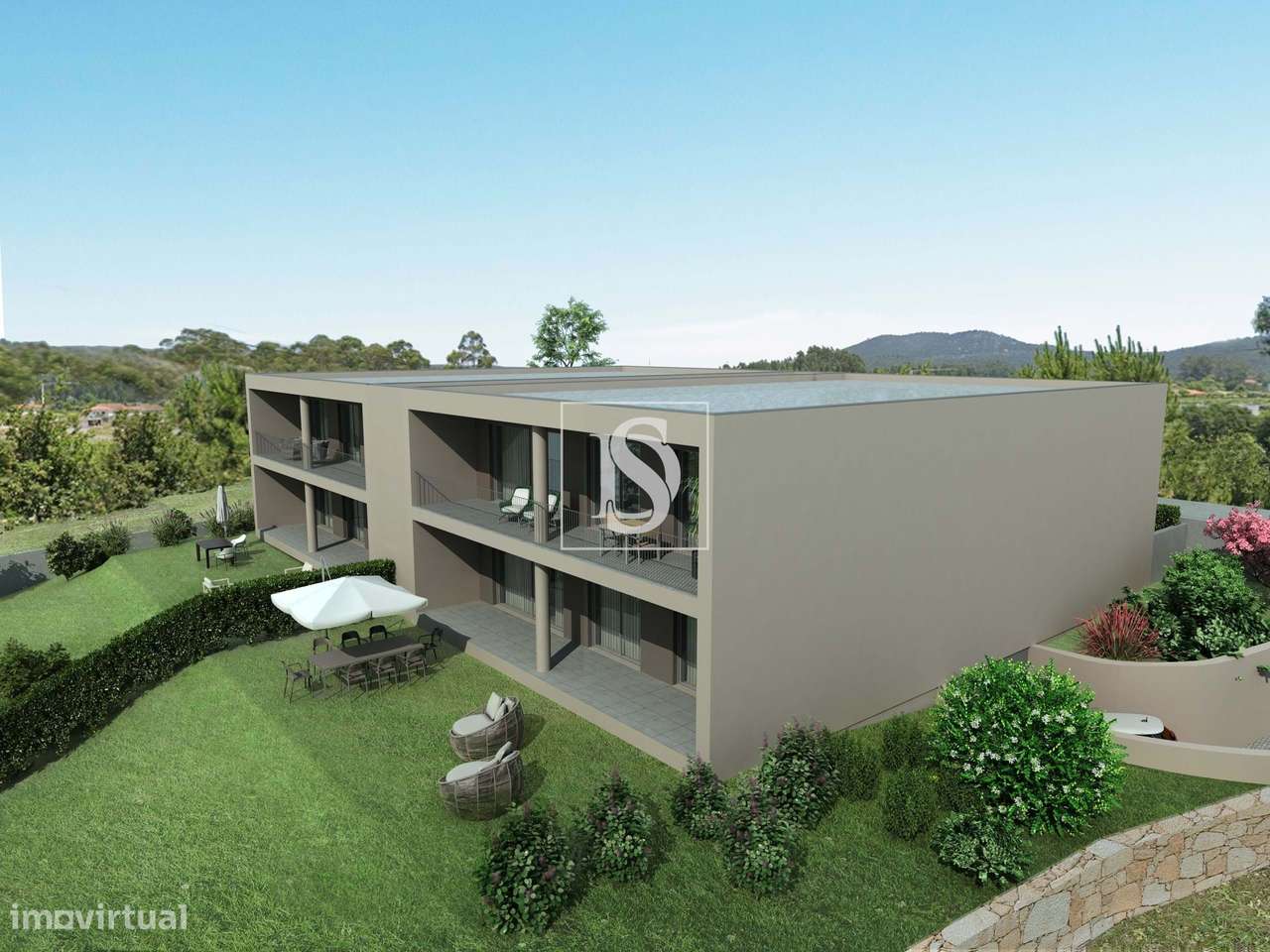 T2 1º Andar com Varanda, 2 WC, Garagem e Cozinha Equipada – Barcelos-7