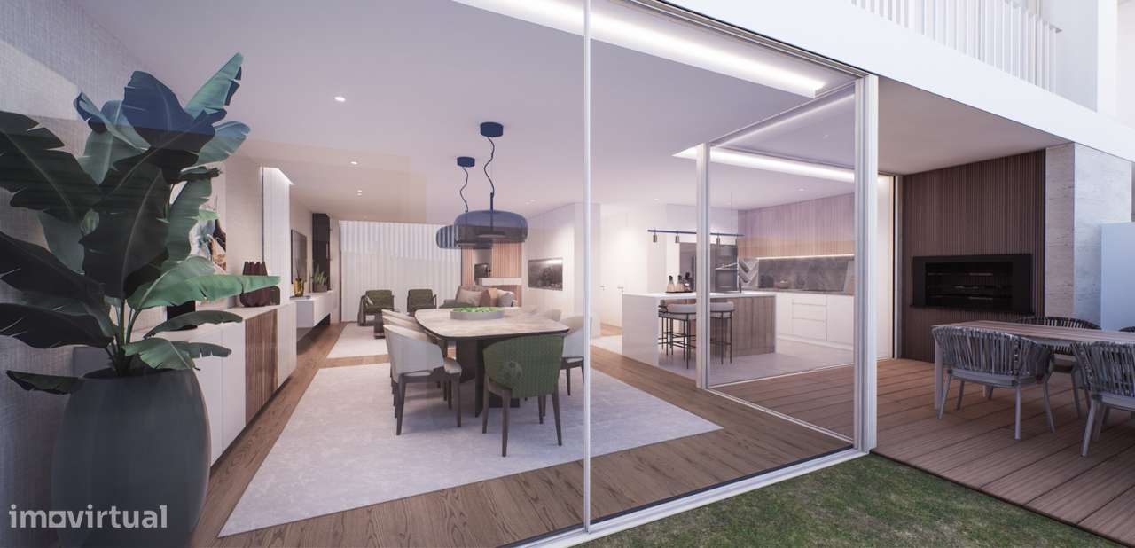 Deslumbrante moradia geminada T4 em Canidelo, V.N.Gaia - Grande imagem: 5/14