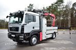 MAN TGM 15.290 4x4 HMF 1220 K5 HDS KOSZ ROBOCZY Żuraw Crane Kran - 19