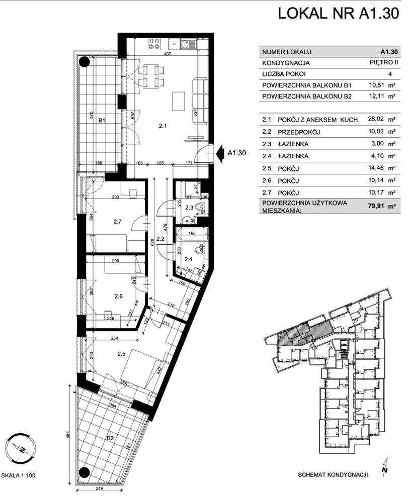 Ostatni Apartament z widokiem na Zakrzówek ! 80 mkw-14