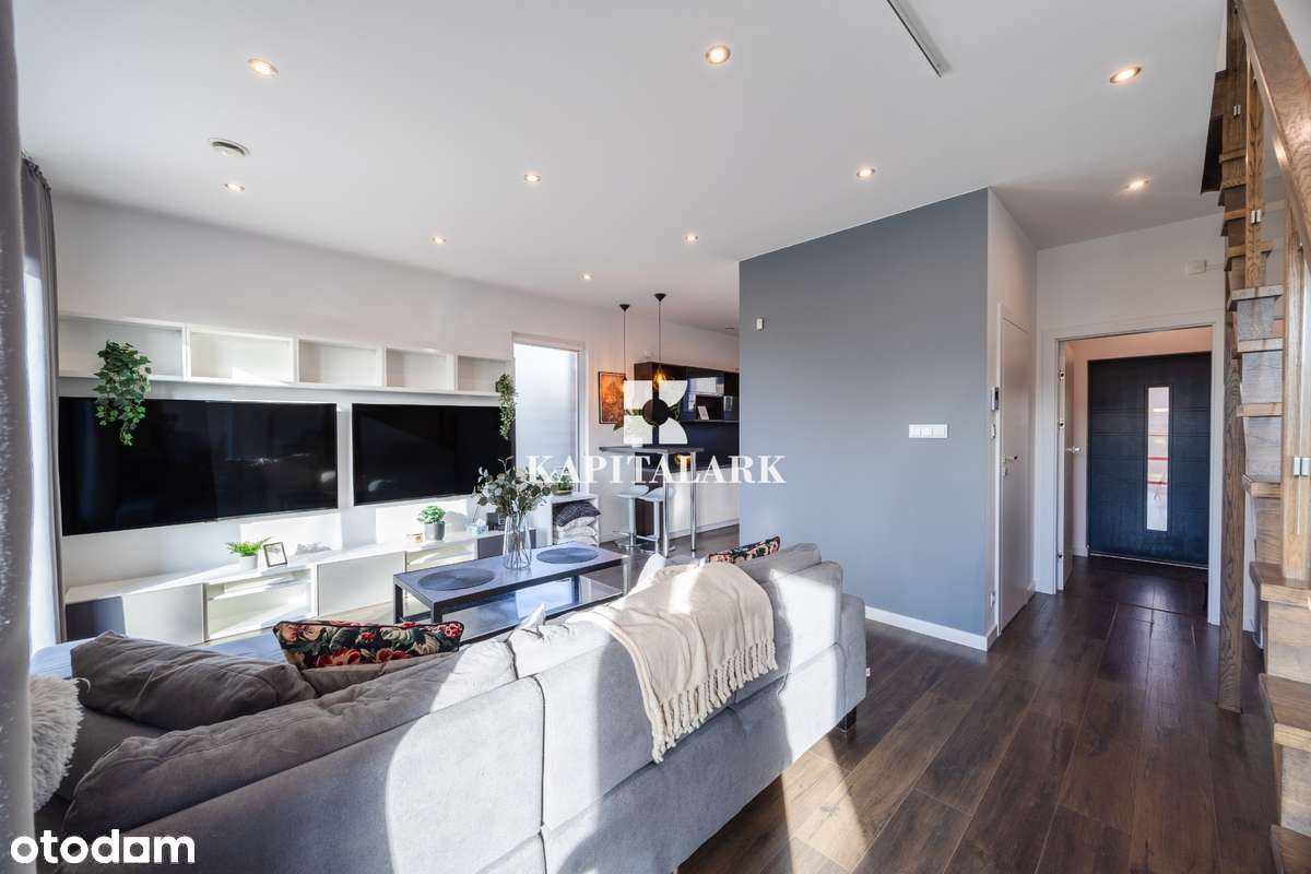 Pasywny dom w zielonej części Łomianek | 4 miejsca parkingowe | Ogród - Pełny obrazek: 3/20