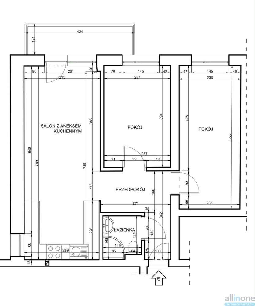 Jasne 3 pokoje z balkonem i kom. lokatorską | po generalnym remoncie-13